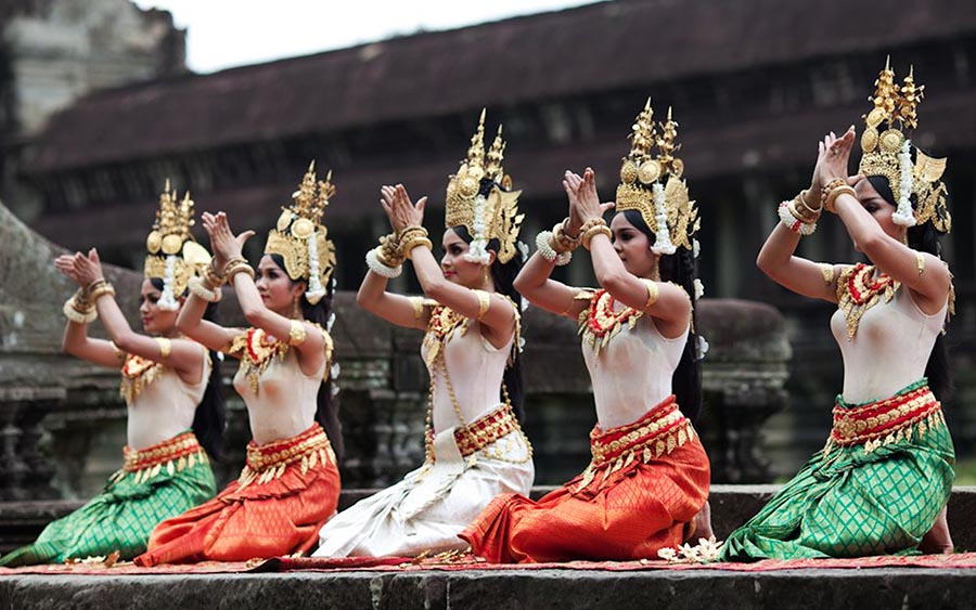 traditional Apsara dance of Cambodian